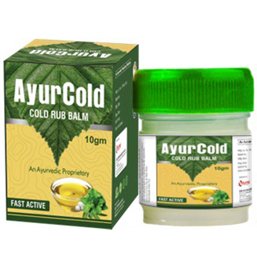 AYUR COLD RUB BALM - 10GM